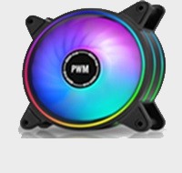 Ventilador EZDIY-FAB Moonlight con Led 120mm